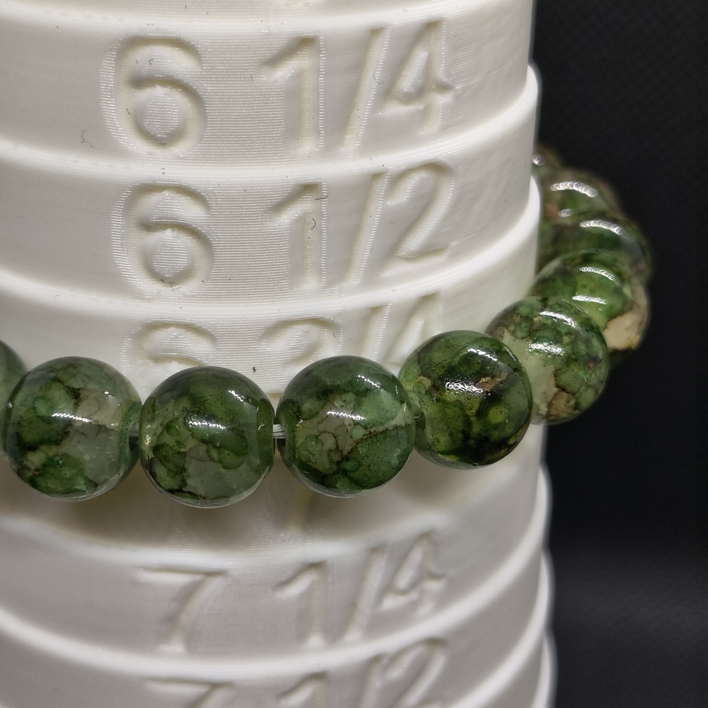 Green Beaded Bracelet